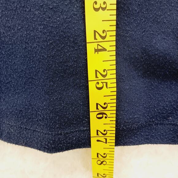 Top Size XL Navy White Embroidery Cruise Nautical Sailorcore Coastal Classic Y2K - Picture 5 of 14